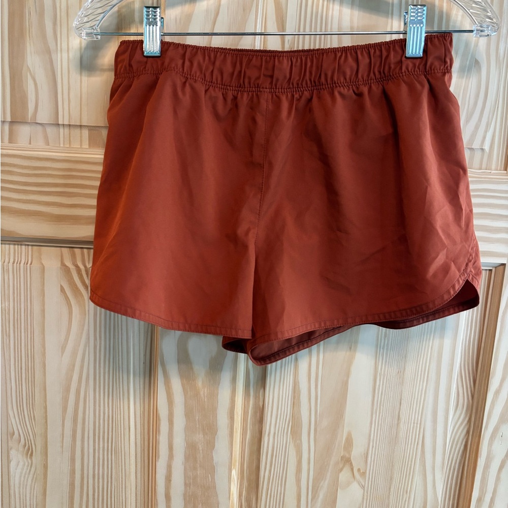 3 for $16! Rust Orange Athletic Running Shorts